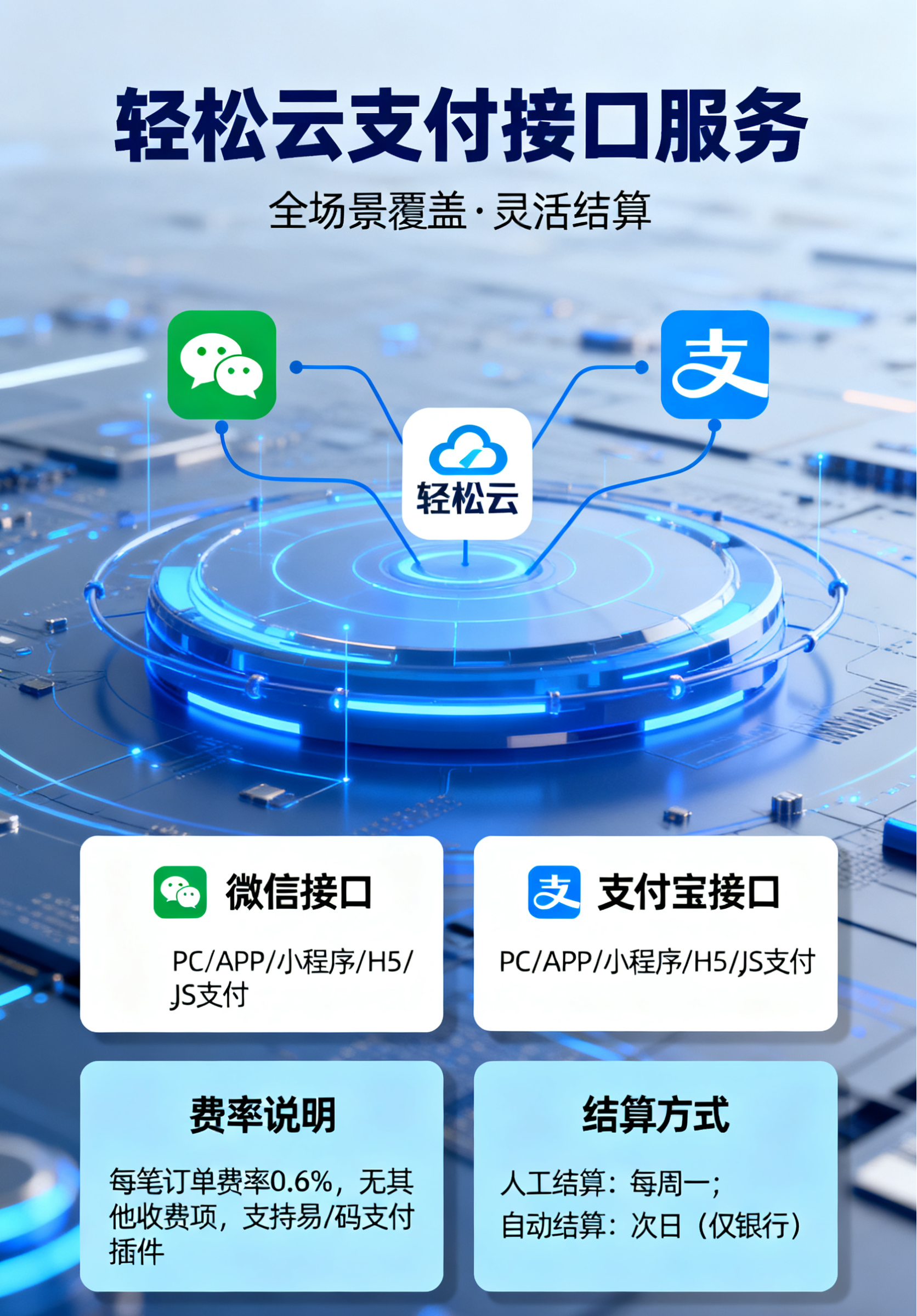 轻松云支付接口合作